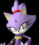 Blaze the Cat in Sonic Riders Zero Gravity