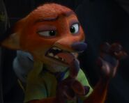 Nick Wilde disgusted face