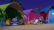 PAW Patrol Chase Rocky Zuma Skye Marshall and Rubble sleeping in Pups Save a Mer-Pup