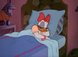 Daisy Duck sleeping in Sleepy Time Donald