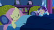 Fluttershy falls asleep S5E13