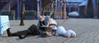 Kristoff, Sven and Olaf sleeping in Frozen Fever