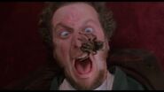 Marv screaming as Buzz's pet tarantula crawls around on his face!