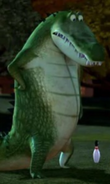 Roger (The Penguins of Madagascar) as Ben Ali Gator