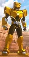 Yellow Mini Force Ranger as Yellow Ranger