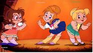 Serena Sakura and Misty as Chipettes