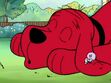 Clifford The Big Red Dog was sleeping in Special T-Bone