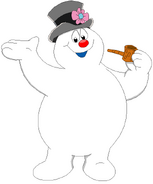 Frosty as Death Snowman