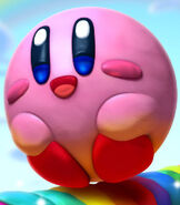 Kirby in Kirby and the Rainbow Curse