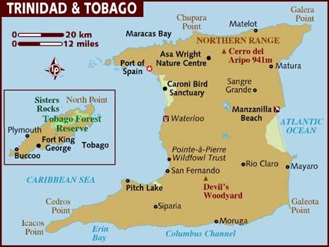 Columbus Bay Trinidad Map Trinidad And Tobago | The Parody Wiki | Fandom
