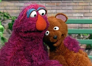 Telly Monster along with his best friend Baby Bear