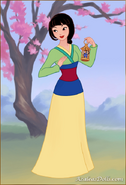 Sarah as Mulan