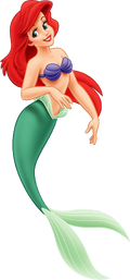 Ariel as the Beast/Prince Adam