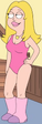 Francine Pink swimsuit