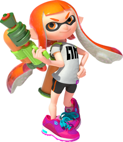 Inkling Girl Render