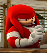 Knuckles the Echidna in Sonic Boom