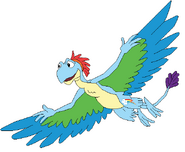 Rainbow dash as dinosaur