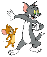 Tom and Jerry as the Frog and Salamander on Bike