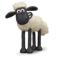 Shaun the Sheep as Llamagram Messenger's White Toucan