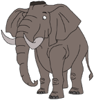 Elephant with buzzcut (a.k.a. Lieutentant) theafricanjunglebook.png (16 KB)