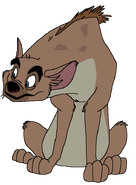 Tommy as a Cave Hyena