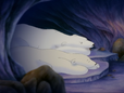 Frieda and Mika (The Little Polar Bear) sleeping