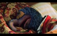 Gonzo asleep in bed - Muppets From Space