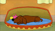 Jorge (Clifford's Puppy Day) sleeping