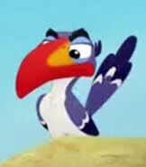 Zazu in The Lion Guard- Return of the Roar