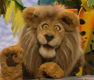 Chuck the Lion as Foreign-Language Bear