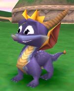 Spyro as Charmy Bee