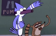 Mordecai (with Rigby as an extra) as Sterotypical Ken
