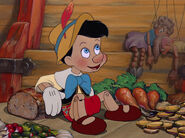 Pinocchio as Tall Boy with High Ponytail in Kronk's Team