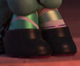 Vanellope's Black Boots (X18)