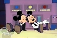 Mickey and Minnie sleeping from the witch's apple