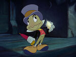 Jiminy Cricket as Jacques the shrimp