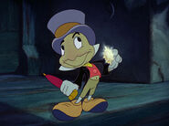 Jiminy Cricket as Olaf the Snowman