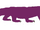 Venomous the Magenta Purple Komodo Dragon