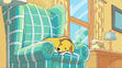 Martha Lorraine was sleeping in the leather chair 2