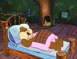 Sheriff Sandy sleeping