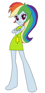 Rainbow Dash (Human) as Libby Light Sprite
