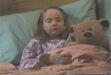 Becky heads to sleep at the end of Barney's First Adventures