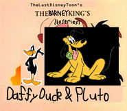 Daffy Duck and Pluto.