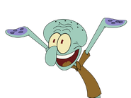 Squidward as Hamm