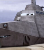 Combat Ship in Cars 2