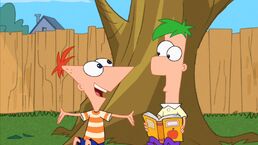 Phineas as Human Chip with Ferb as his extra