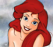 Ariel as Mrs. Diller