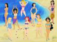 Disney princesses swimsuits by tesslar d1f9vsw-fullview