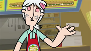 Dr Two-Brains from Chuck the Evil Sandwich Guy despises his crappy sandwich job
