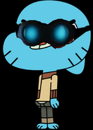 Gumball Watterson in Hypnotic Goggles